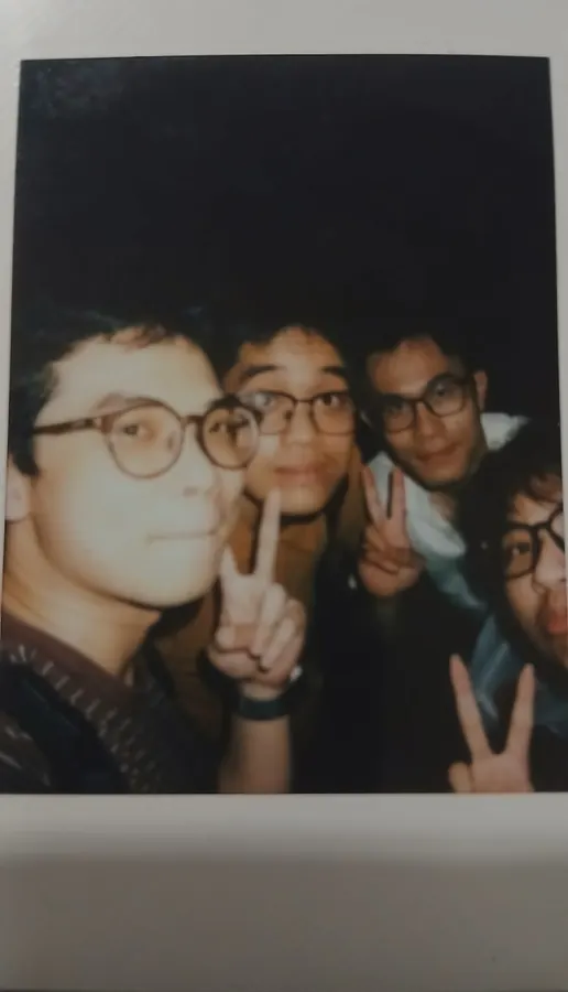 Instax selfie with friends from VinMotion